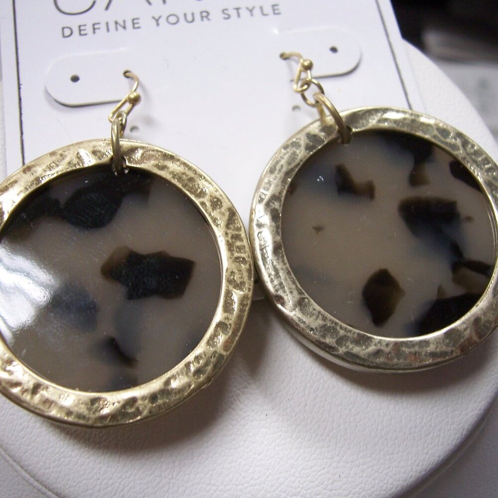 Round Dangle Earrings - By Canvas